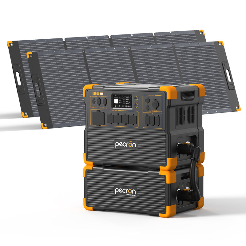 ชุดเครื่องปั่นไฟพลังงานแสงอาทิตย์ PECRON E3600LFP 3600W 3072Wh