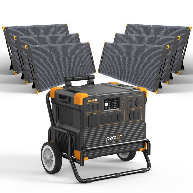 ชุดเครื่องปั่นไฟพลังงานแสงอาทิตย์ PECRON E3600LFP 3600W 3072Wh