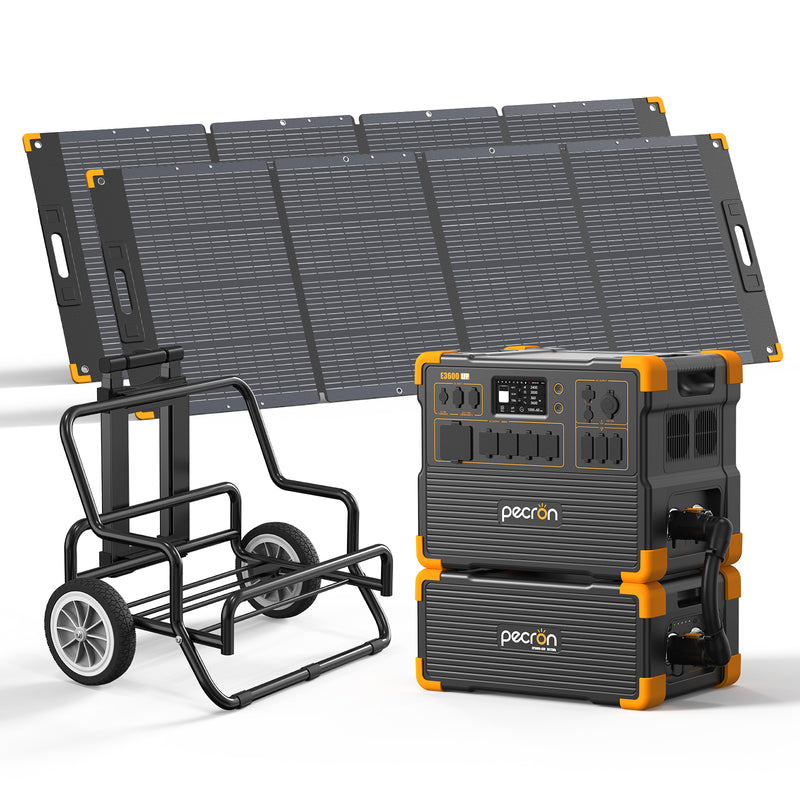 ชุดเครื่องปั่นไฟพลังงานแสงอาทิตย์ PECRON E3600LFP 3600W 3072Wh