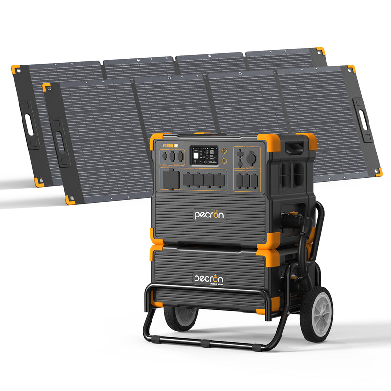 ชุดเครื่องปั่นไฟพลังงานแสงอาทิตย์ PECRON E3600LFP 3600W 3072Wh
