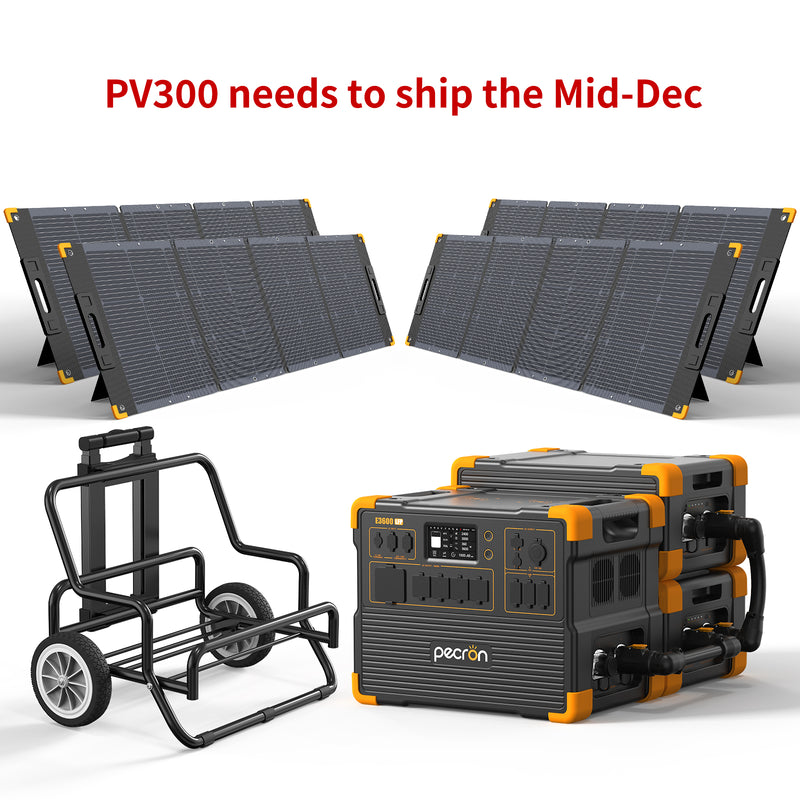 ชุดเครื่องปั่นไฟพลังงานแสงอาทิตย์ PECRON E3600LFP 3600W 3072Wh