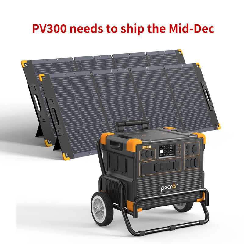 ชุดเครื่องปั่นไฟพลังงานแสงอาทิตย์ PECRON E3600LFP 3600W 3072Wh