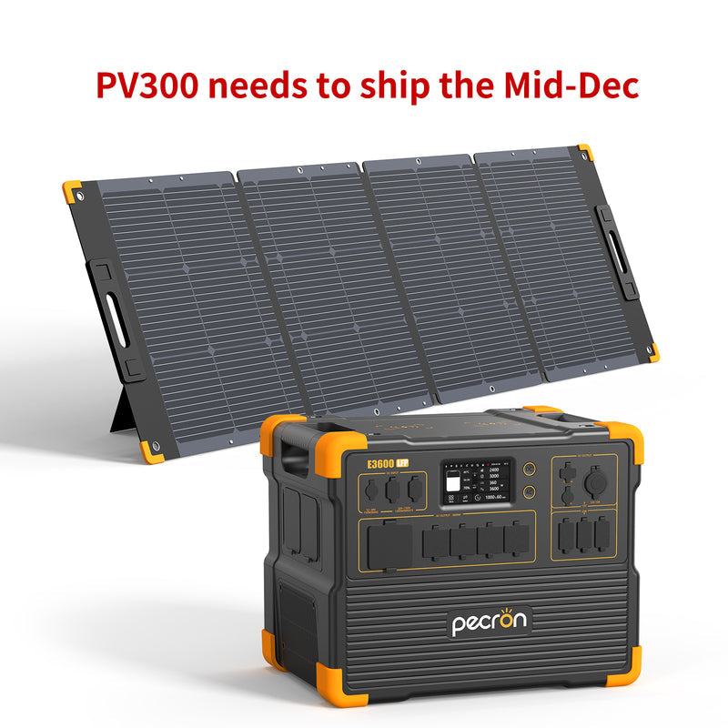 ชุดเครื่องปั่นไฟพลังงานแสงอาทิตย์ PECRON E3600LFP 3600W 3072Wh