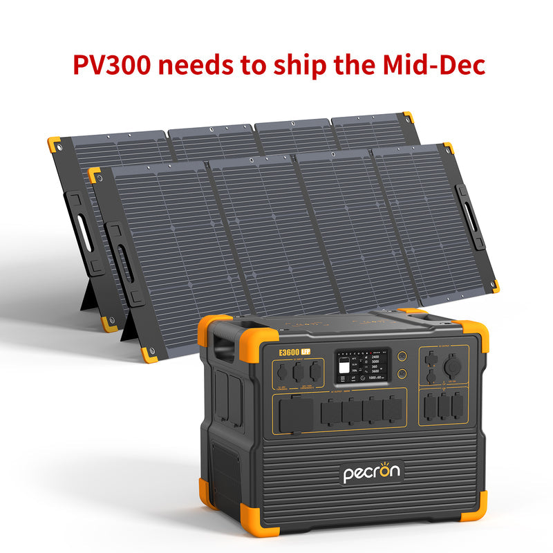 ชุดเครื่องปั่นไฟพลังงานแสงอาทิตย์ PECRON E3600LFP 3600W 3072Wh