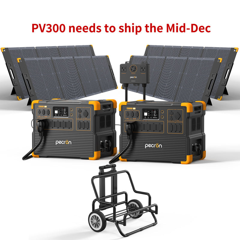 ชุดเครื่องปั่นไฟพลังงานแสงอาทิตย์ PECRON E3600LFP 3600W 3072Wh