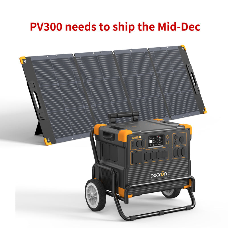 ชุดเครื่องปั่นไฟพลังงานแสงอาทิตย์ PECRON E3600LFP 3600W 3072Wh