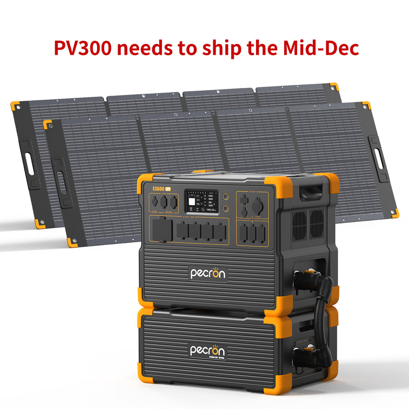 ชุดเครื่องปั่นไฟพลังงานแสงอาทิตย์ PECRON E3600LFP 3600W 3072Wh