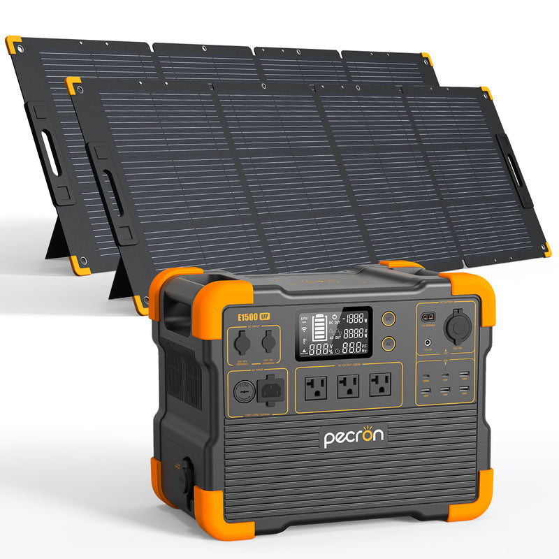 PECRON E1500LFP Portable Expandable Power Station 2200W 1536Wh