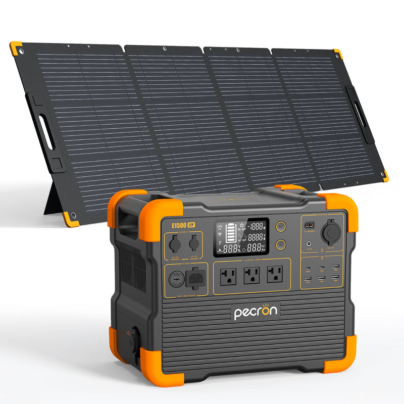 PECRON E1500LFP Portable Expandable Power Station 2200W 1536Wh