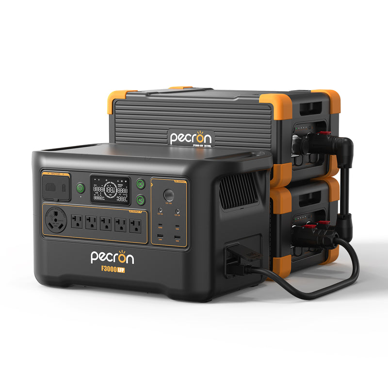 PECRON F3000LFP เครื่องจ่ายไฟแบบพกพา 3600W 3072Wh