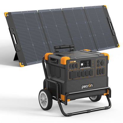 ชุดเครื่องปั่นไฟพลังงานแสงอาทิตย์ PECRON E3600LFP 3600W 3072Wh