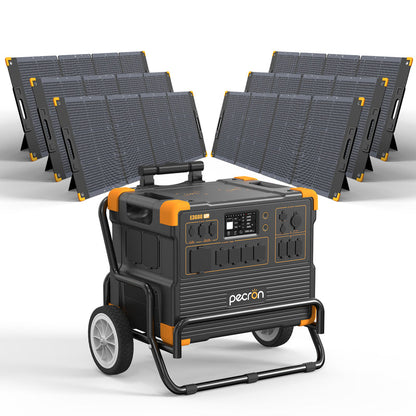 ชุดเครื่องปั่นไฟพลังงานแสงอาทิตย์ PECRON E3600LFP 3600W 3072Wh