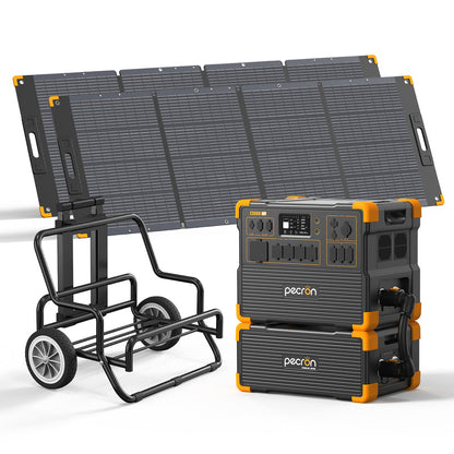 ชุดเครื่องปั่นไฟพลังงานแสงอาทิตย์ PECRON E3600LFP 3600W 3072Wh
