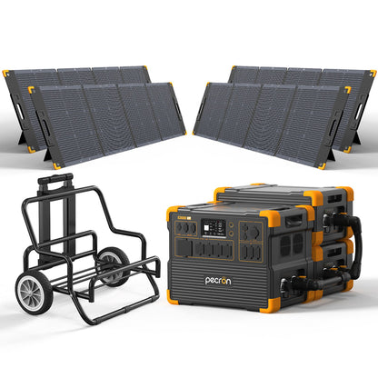 ชุดเครื่องปั่นไฟพลังงานแสงอาทิตย์ PECRON E3600LFP 3600W 3072Wh