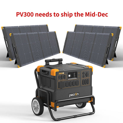 ชุดเครื่องปั่นไฟพลังงานแสงอาทิตย์ PECRON E3600LFP 3600W 3072Wh