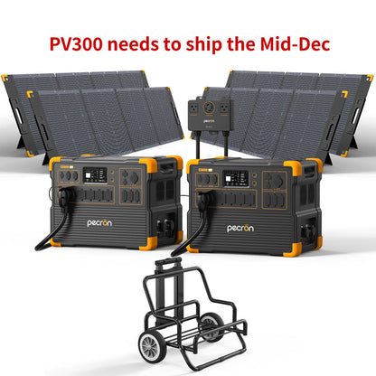 ชุดเครื่องปั่นไฟพลังงานแสงอาทิตย์ PECRON E3600LFP 3600W 3072Wh