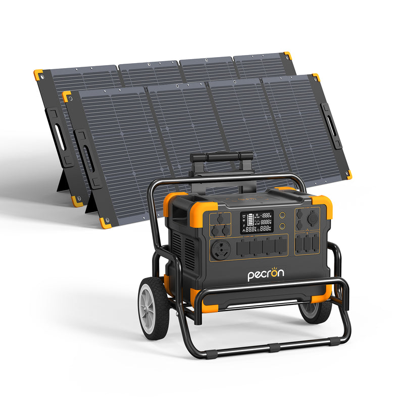 PECRON E2000LFP Expandable Solar Generator Set