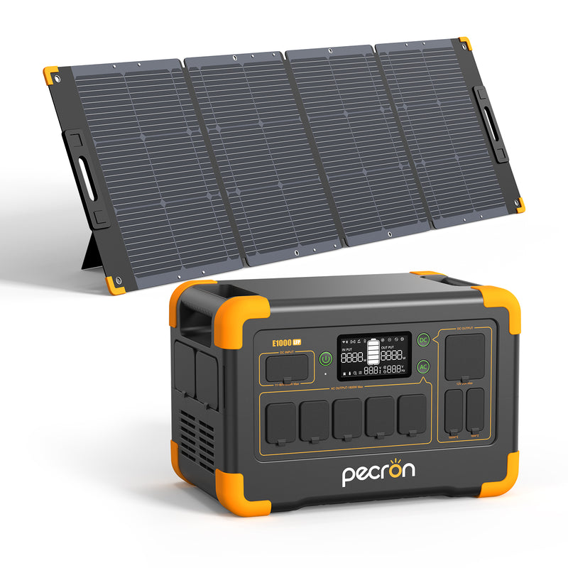 ชุดเครื่องปั่นไฟพลังงานแสงอาทิตย์ PECRON E1000LFP