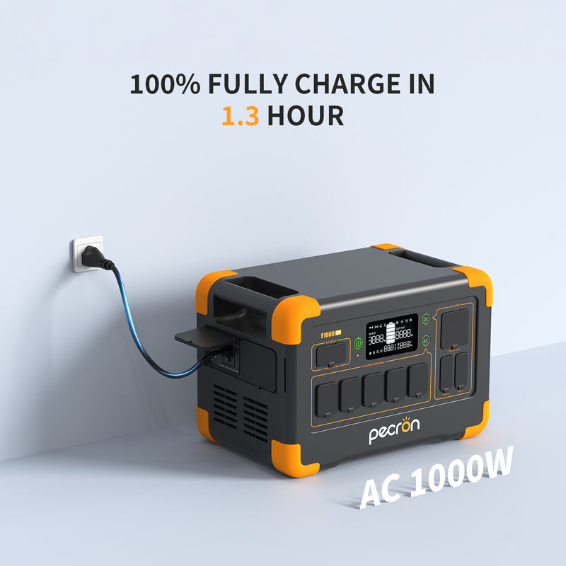 ชุดเครื่องปั่นไฟพลังงานแสงอาทิตย์ PECRON E1000LFP