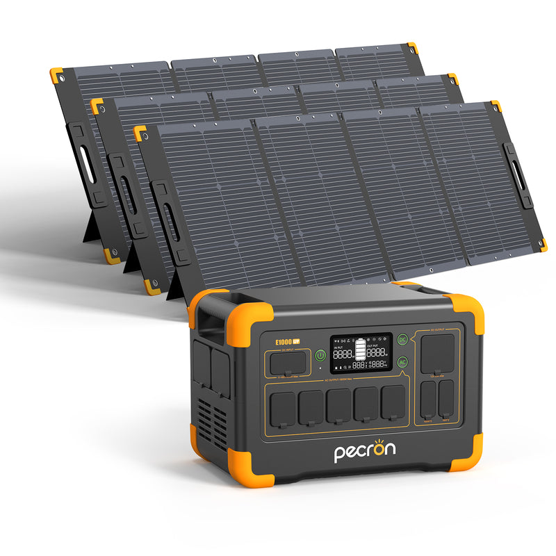 ชุดเครื่องปั่นไฟพลังงานแสงอาทิตย์ PECRON E1000LFP