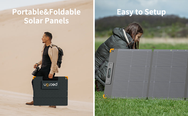 Portable solar panel PECRON PV200 200W waterproof IP67