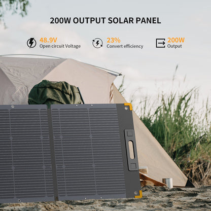 Portable solar panel PECRON PV200 200W waterproof IP67
