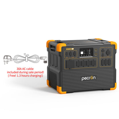 เครื่องผลิตไฟฟ้าแบบพกพา PECRON E3600LFP 3600W 3072Wh