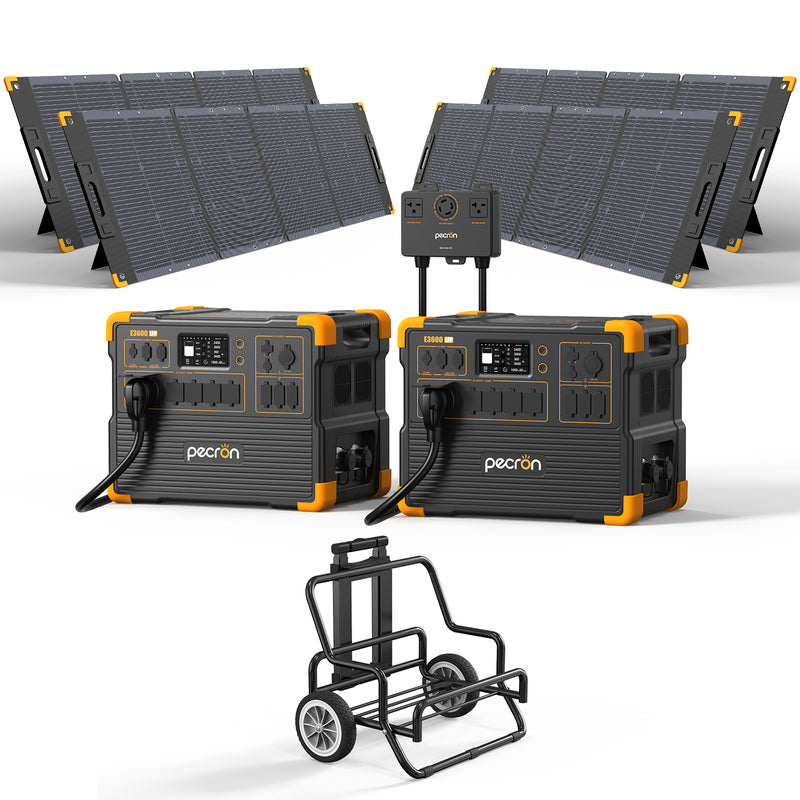 เครื่องผลิตไฟฟ้าแบบพกพา PECRON E3600LFP 3600W 3072Wh