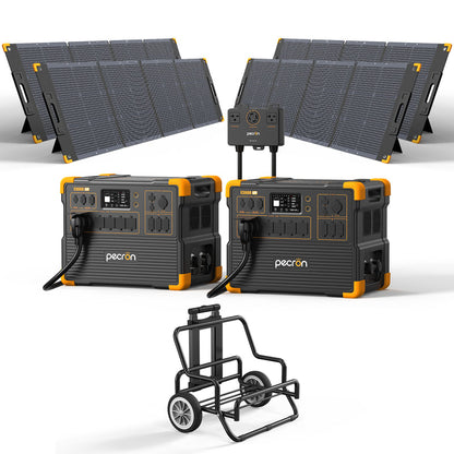 เครื่องผลิตไฟฟ้าแบบพกพา PECRON E3600LFP 3600W 3072Wh