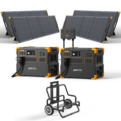 เครื่องผลิตไฟฟ้าแบบพกพา PECRON E3600LFP 3600W 3072Wh