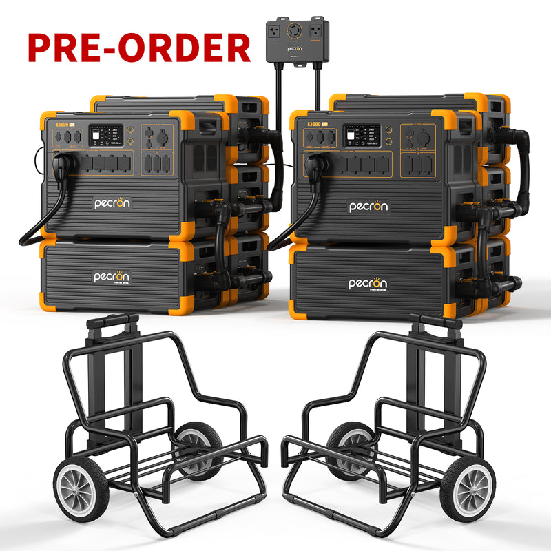 เครื่องผลิตไฟฟ้าแบบพกพา PECRON E3600LFP 3600W 3072Wh