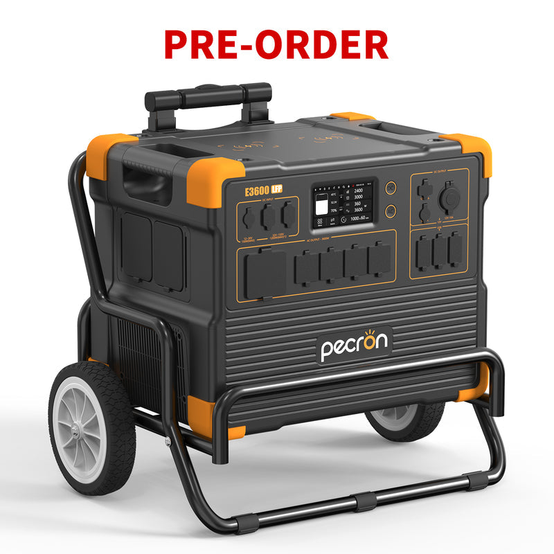 เครื่องผลิตไฟฟ้าแบบพกพา PECRON E3600LFP 3600W 3072Wh