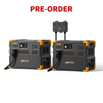 เครื่องผลิตไฟฟ้าแบบพกพา PECRON E3600LFP 3600W 3072Wh