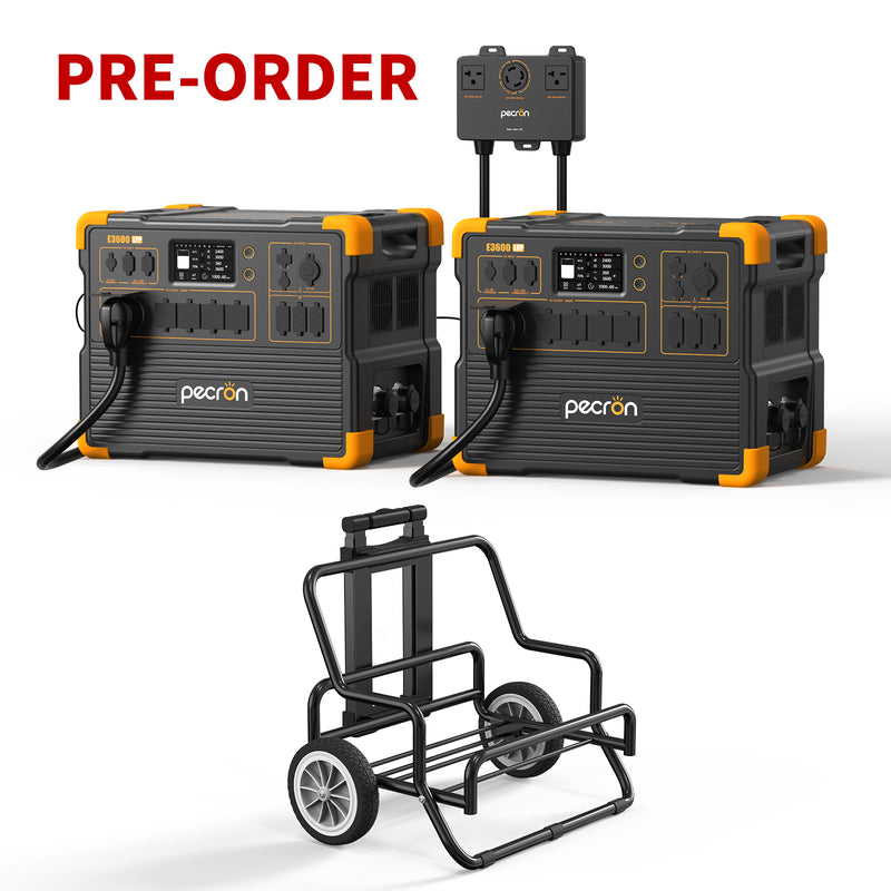 เครื่องผลิตไฟฟ้าแบบพกพา PECRON E3600LFP 3600W 3072Wh