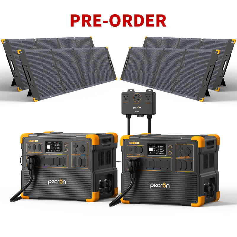 เครื่องผลิตไฟฟ้าแบบพกพา PECRON E3600LFP 3600W 3072Wh