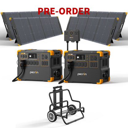 เครื่องผลิตไฟฟ้าแบบพกพา PECRON E3600LFP 3600W 3072Wh