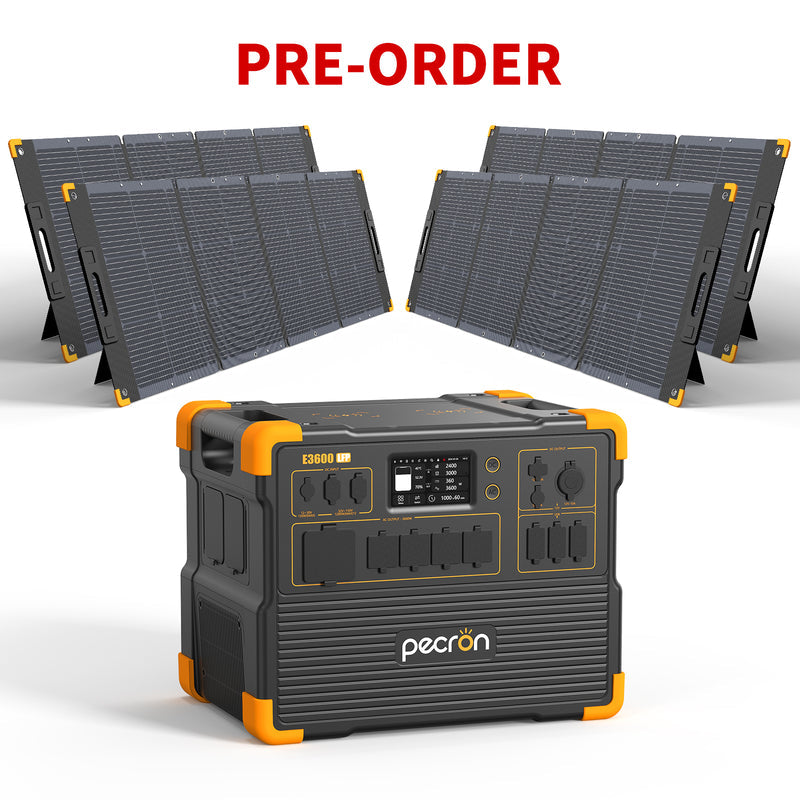 เครื่องผลิตไฟฟ้าแบบพกพา PECRON E3600LFP 3600W 3072Wh
