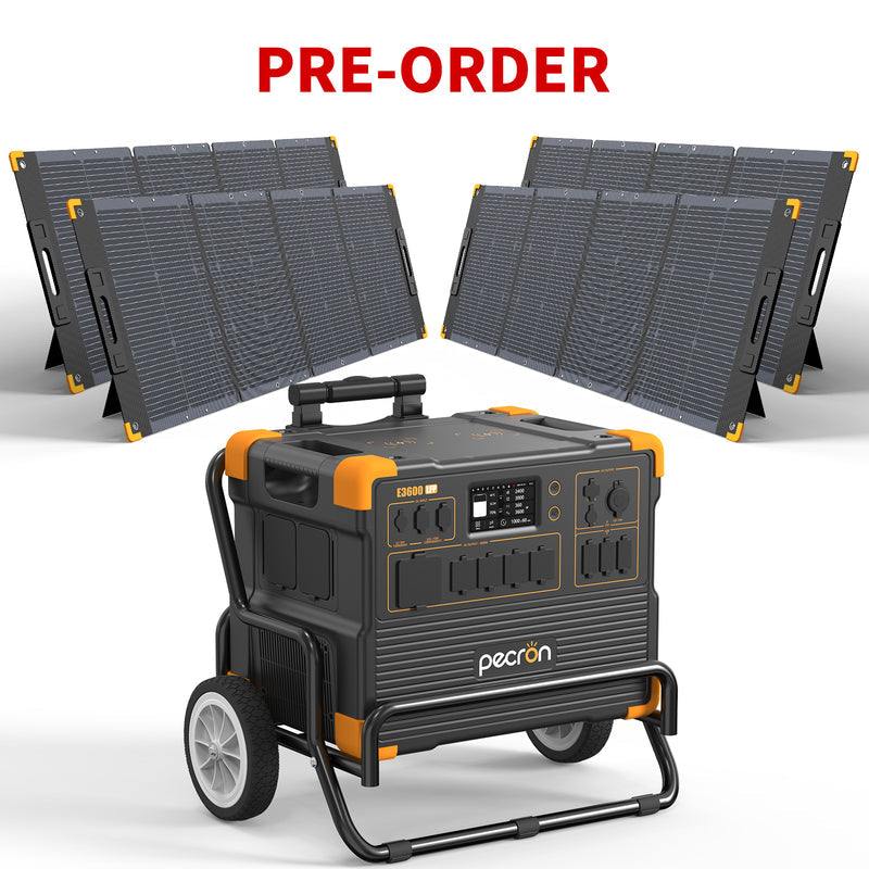 เครื่องผลิตไฟฟ้าแบบพกพา PECRON E3600LFP 3600W 3072Wh