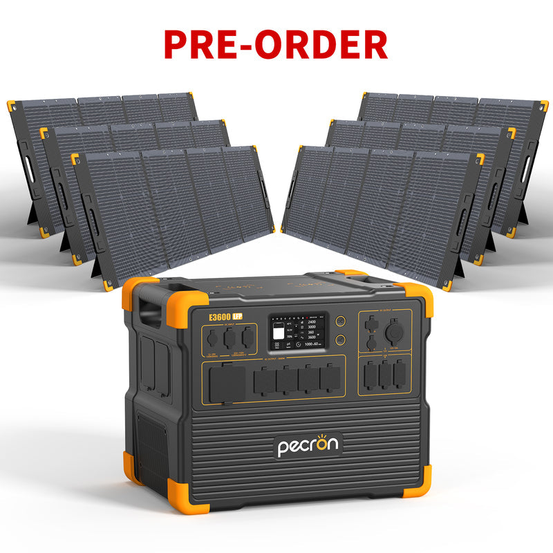เครื่องผลิตไฟฟ้าแบบพกพา PECRON E3600LFP 3600W 3072Wh