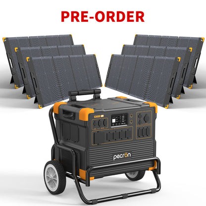 เครื่องผลิตไฟฟ้าแบบพกพา PECRON E3600LFP 3600W 3072Wh