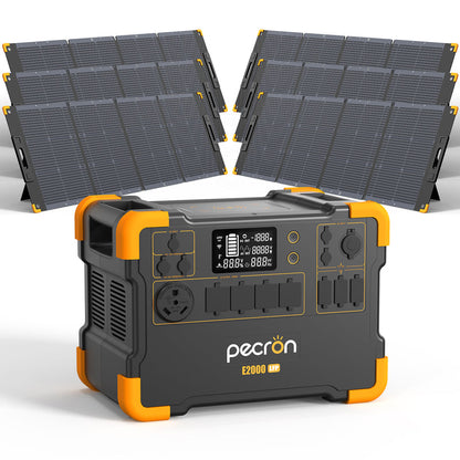 PECRON E2000LFP สถานีพลังงานแบบพกพาขยายได้ 2,000 วัตต์ 1,920 วัตต์ชั่วโมง