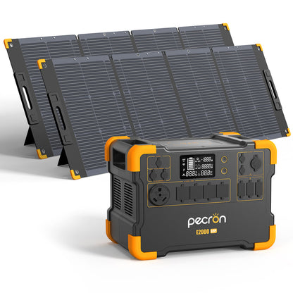 PECRON E2000LFP สถานีพลังงานแบบพกพาขยายได้ 2,000 วัตต์ 1,920 วัตต์ชั่วโมง