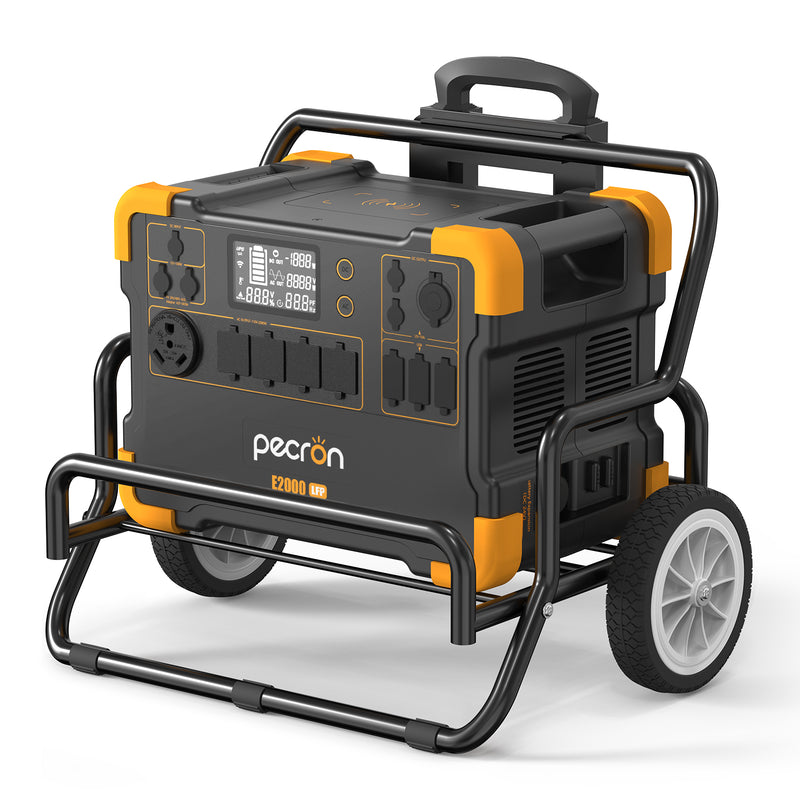 PECRON E2000LFP สถานีพลังงานแบบพกพาขยายได้ 2,000 วัตต์ 1,920 วัตต์ชั่วโมง