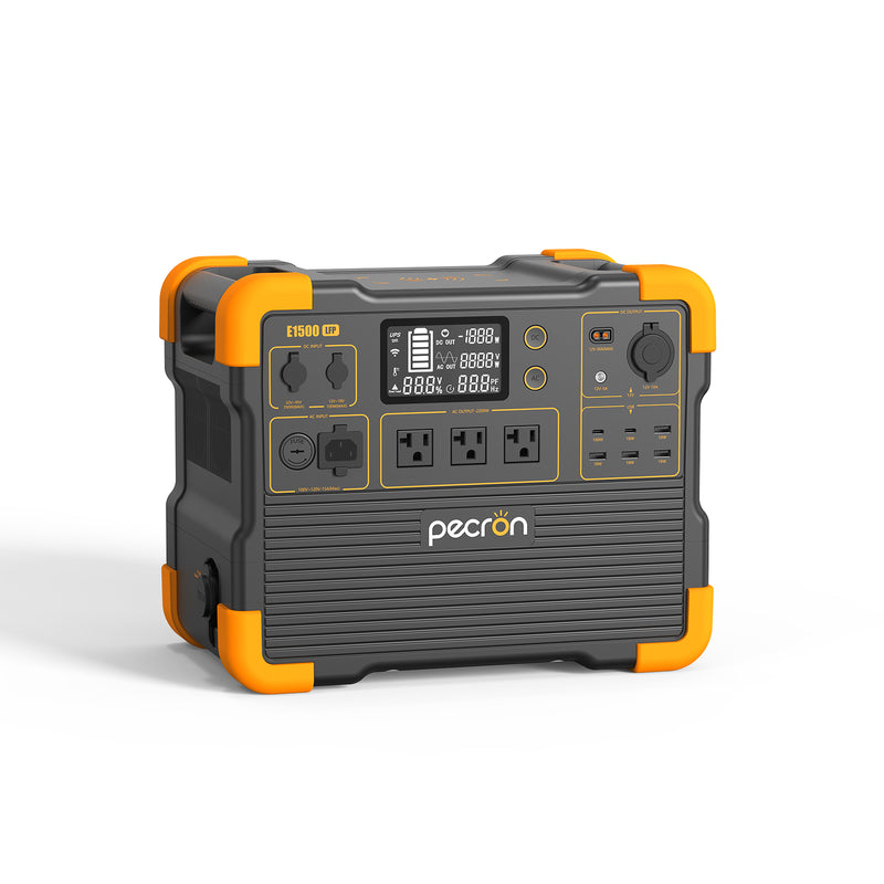 PECRON E1500LFP Portable Expandable Power Station 2200W 1536Wh