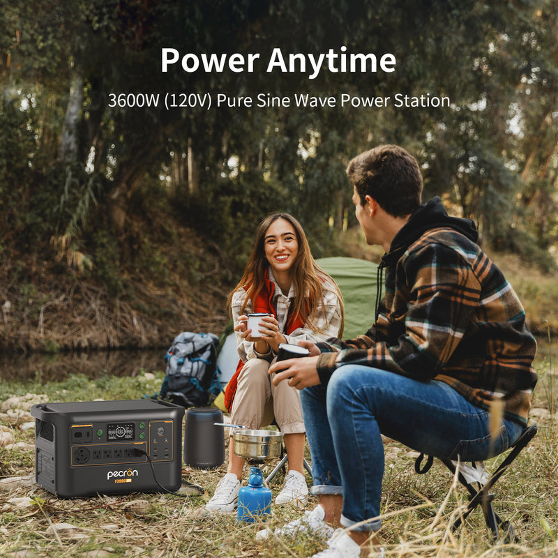 PECRON F3000LFP เครื่องจ่ายไฟแบบพกพา 3600W 3072Wh สั่งซื้อล่วงหน้า