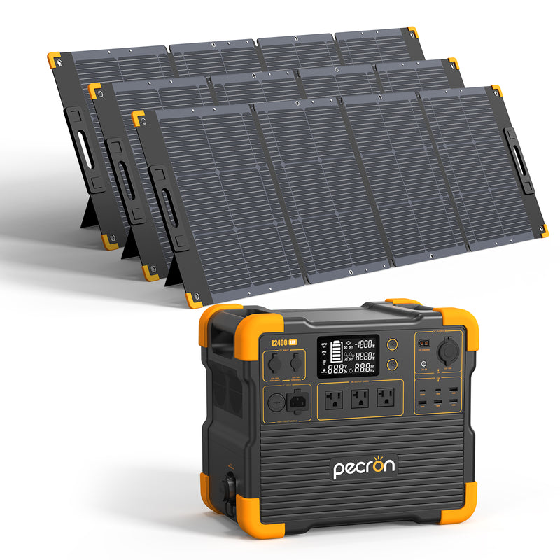 เครื่องผลิตไฟฟ้าแบบพกพา PECRON E2400LFP 2400W 2048Wh