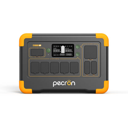 เครื่องผลิตไฟฟ้าแบบพกพา PECRON E1000LFP 1,800 วัตต์ 1,024 วัตต์ชั่วโมง