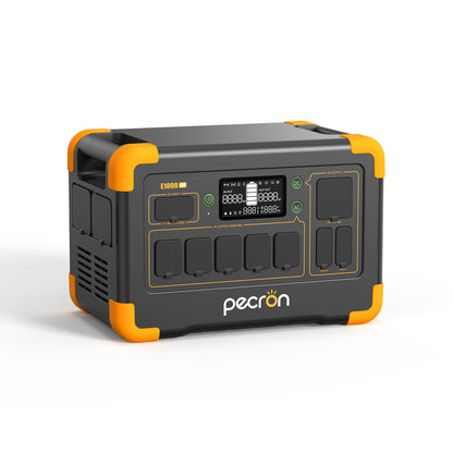 เครื่องผลิตไฟฟ้าแบบพกพา PECRON E1000LFP 1,800 วัตต์ 1,024 วัตต์ชั่วโมง
