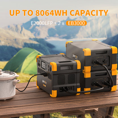 แบตเตอรี่ขยาย PECRON EB3000-24V 3072Wh สำหรับ E2000LFP เท่านั้น